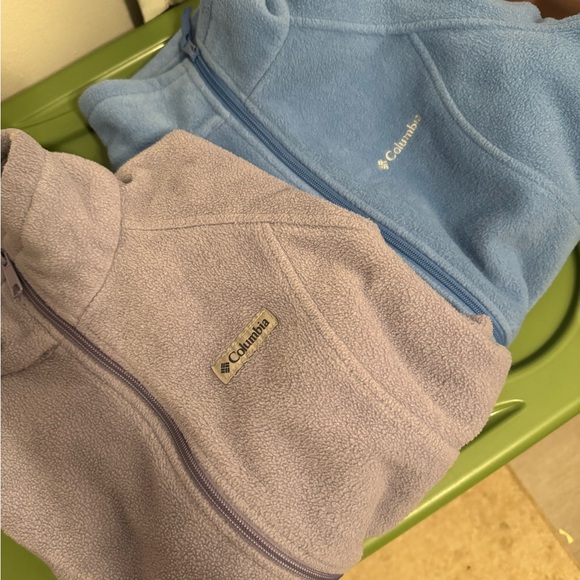 Columbia Jackets & Blazers - 2 Columbia Fleece Jackets in Blue and Gray